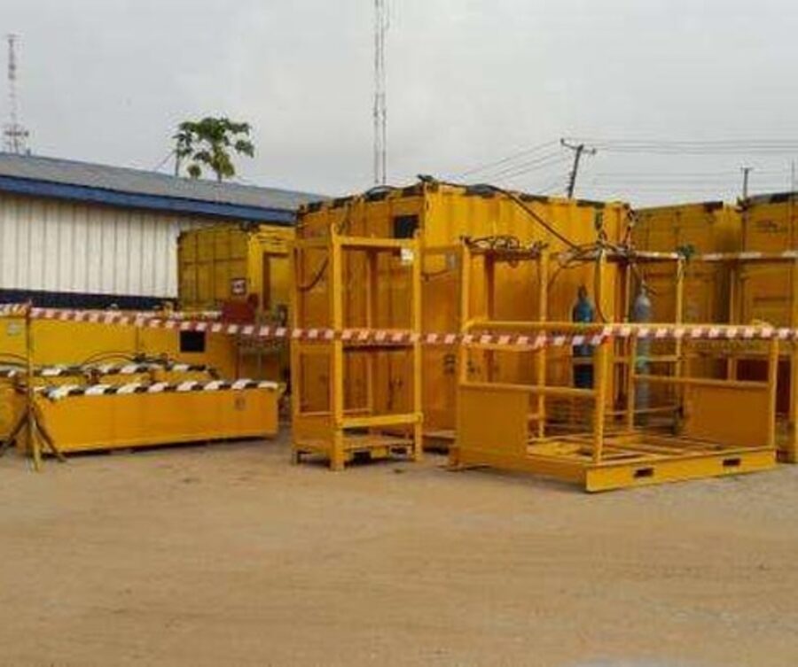 Electrical equipment enclosure for supply and solar infrastructure works